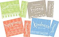 Barker Creek Award & Bookmark Set, Encourage Thoughtfulness, Mixed-Design, 120 Awards (30 Each of 4 Designs), 120 Coordinating Bookmarks (30 Each of 4 Designs) (3866) Set of 4