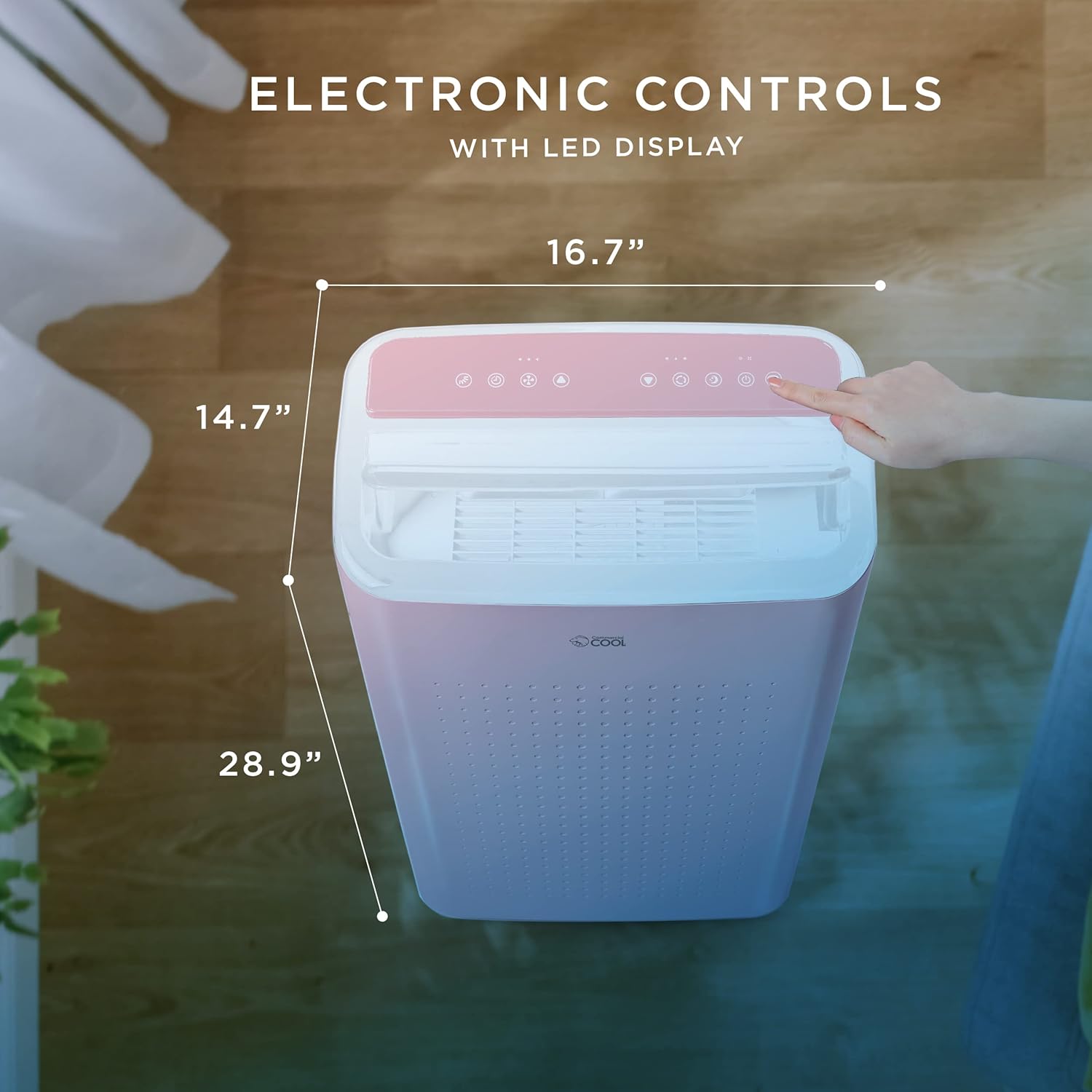 COMMERCIAL COOL Portable Air Conditioner, Dehumidifier & Fan