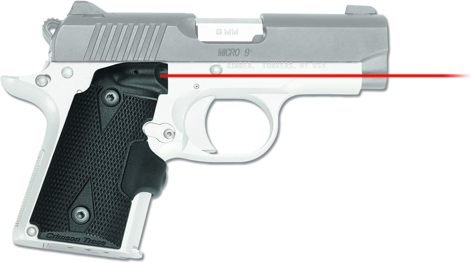 Crimson Trace LG-409 Lasergrips with Heavy Duty Construction and Instinctive Activation for Kimber Micro 9