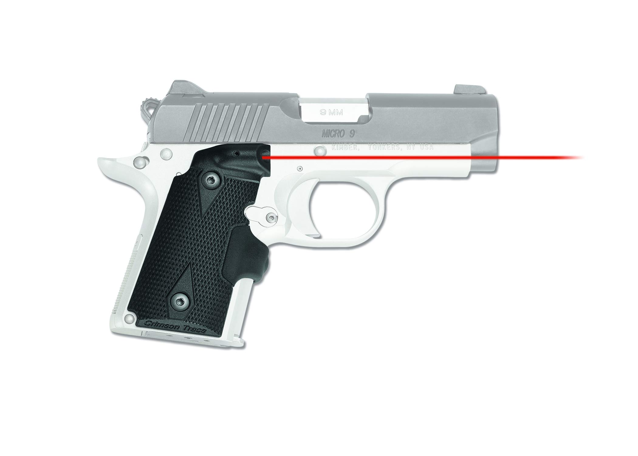 Crimson Trace LG-409 Lasergrips with Heavy Duty Construction and Instinctive Activation for Kimber Micro 9