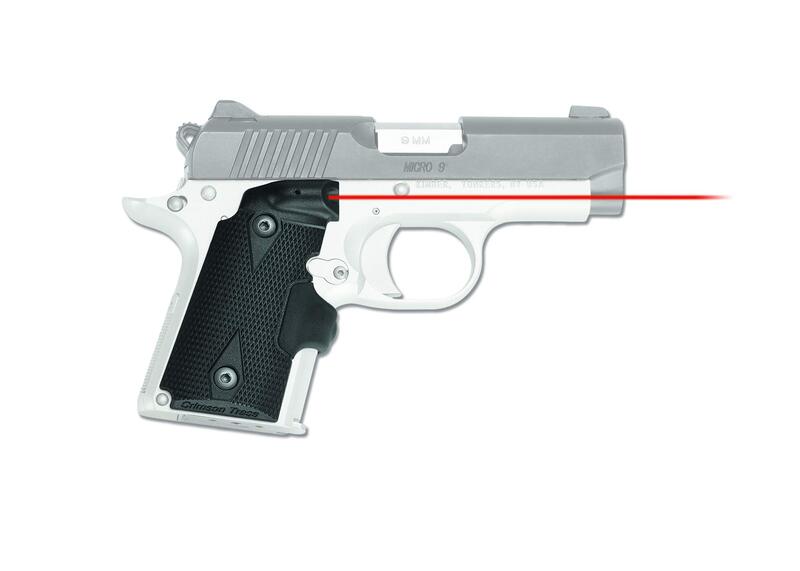 Crimson Trace LG-409 Lasergrips with Heavy Duty Construction and Instinctive Activation for Kimber Micro 9