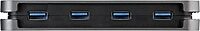 StarTech.com 4 Port USB 3.0 Hub - USB-A to 4X USB-A - SuperSpeed 5Gbps Portable USB 3.1 Gen 1 Type-A Hub - USB Bus Powered - Laptop/Desktop USB Hub with Long Cable 11" & Cable Management (HB30AM4AB)