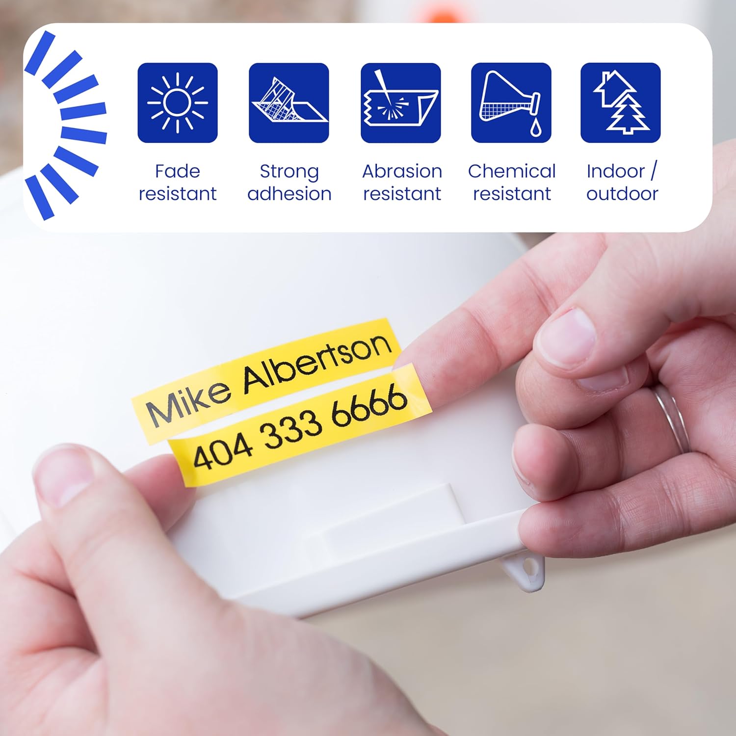 BROTHER Genuine TZe231 Laminated Label Tape 12mm Black on White