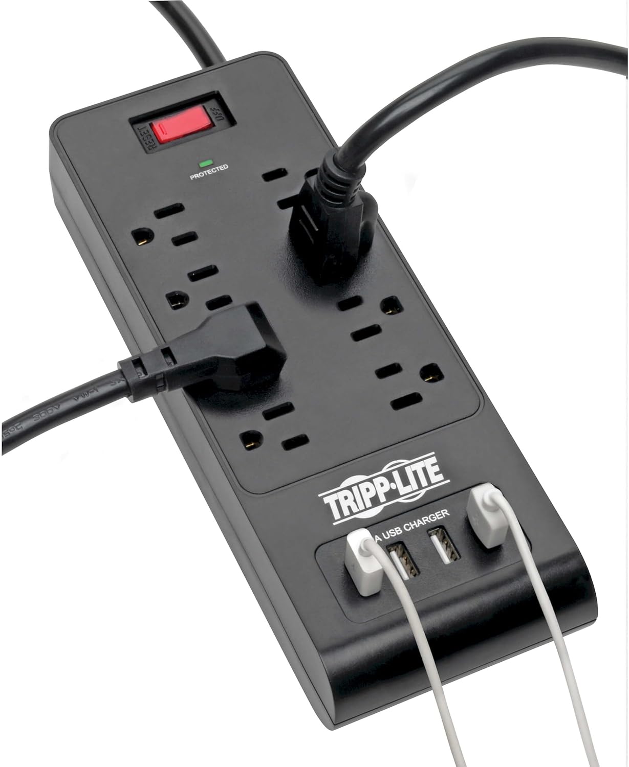 Tripp Lite Surge Protector Power Strip with USB Charging