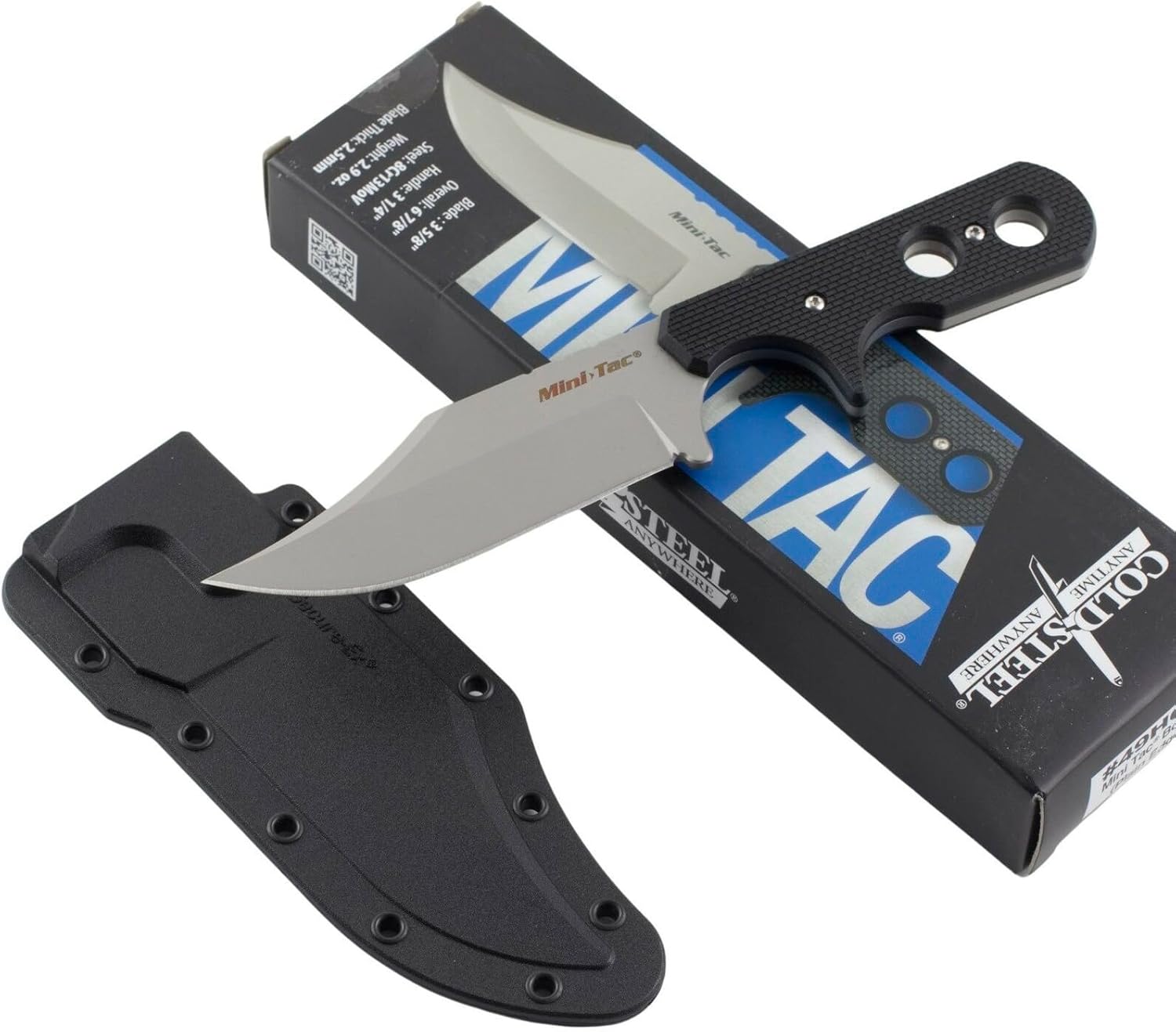 COLD STEEL Mini Tac Bowie Fixed Blade Knife