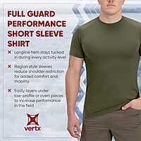 VERTX Mens Short Sleeve Tactical T Shirt