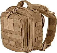 5.11 Tactical MOAB 6 Sling Bag Pack, Shoulder Crossbody Military Bag, Style 56963ABR
