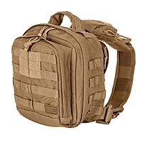 5.11 Tactical MOAB 6 Sling Bag Pack, Shoulder Crossbody Military Bag, Style 56963ABR