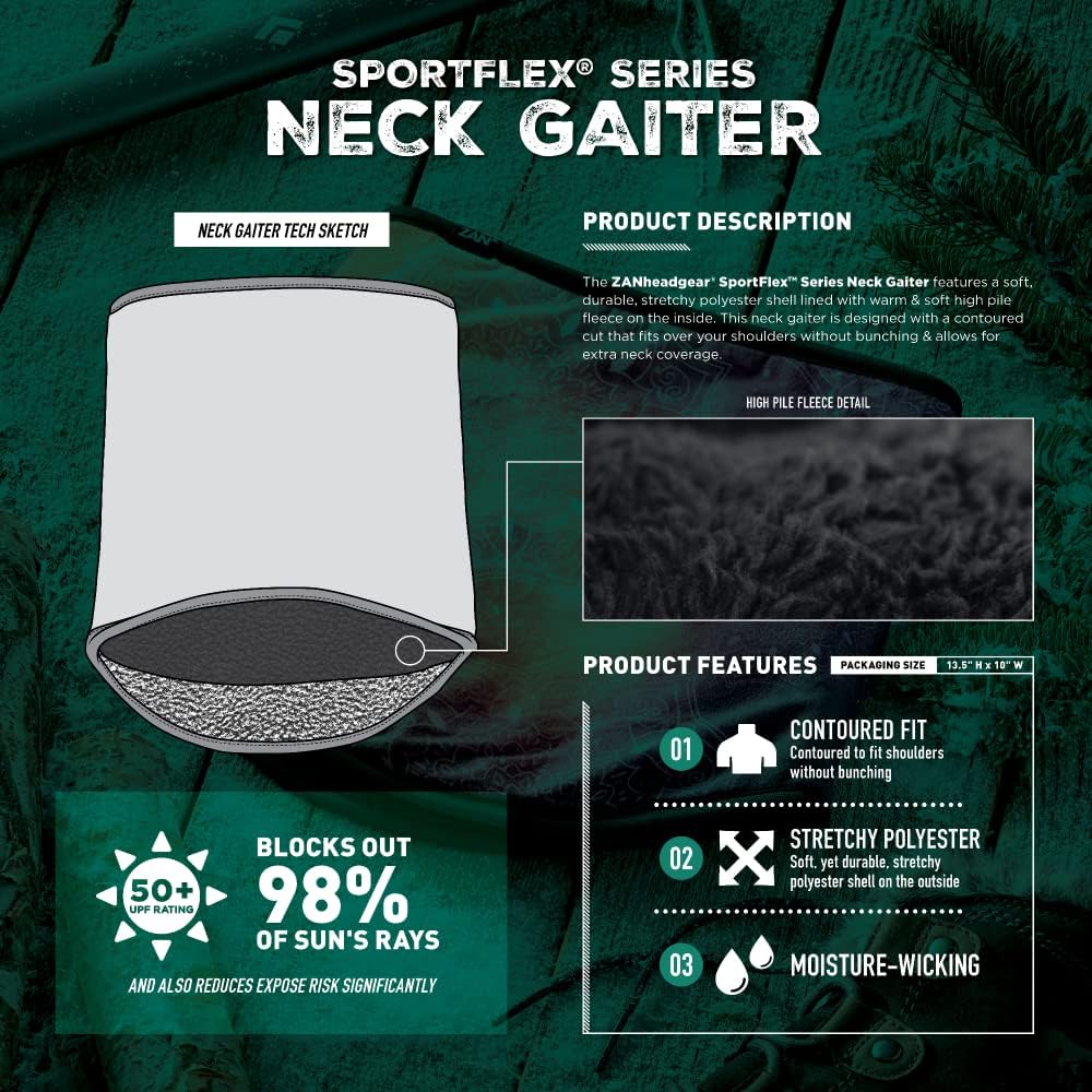 ZANHEADGEAR SportFlex Series Neck Gaiter