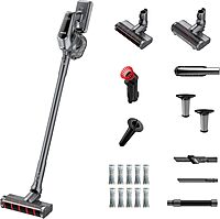 Honeywell VC16 Cordless Vacuum Cleaner, Handheld, + 8 Tools for Better, Easier Cleaning, Dark Silver