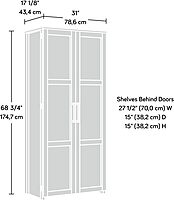 Sauder HomePlus Storage Cabinet/ Pantry Cabinet, Dakota Oak finish Oak Dark