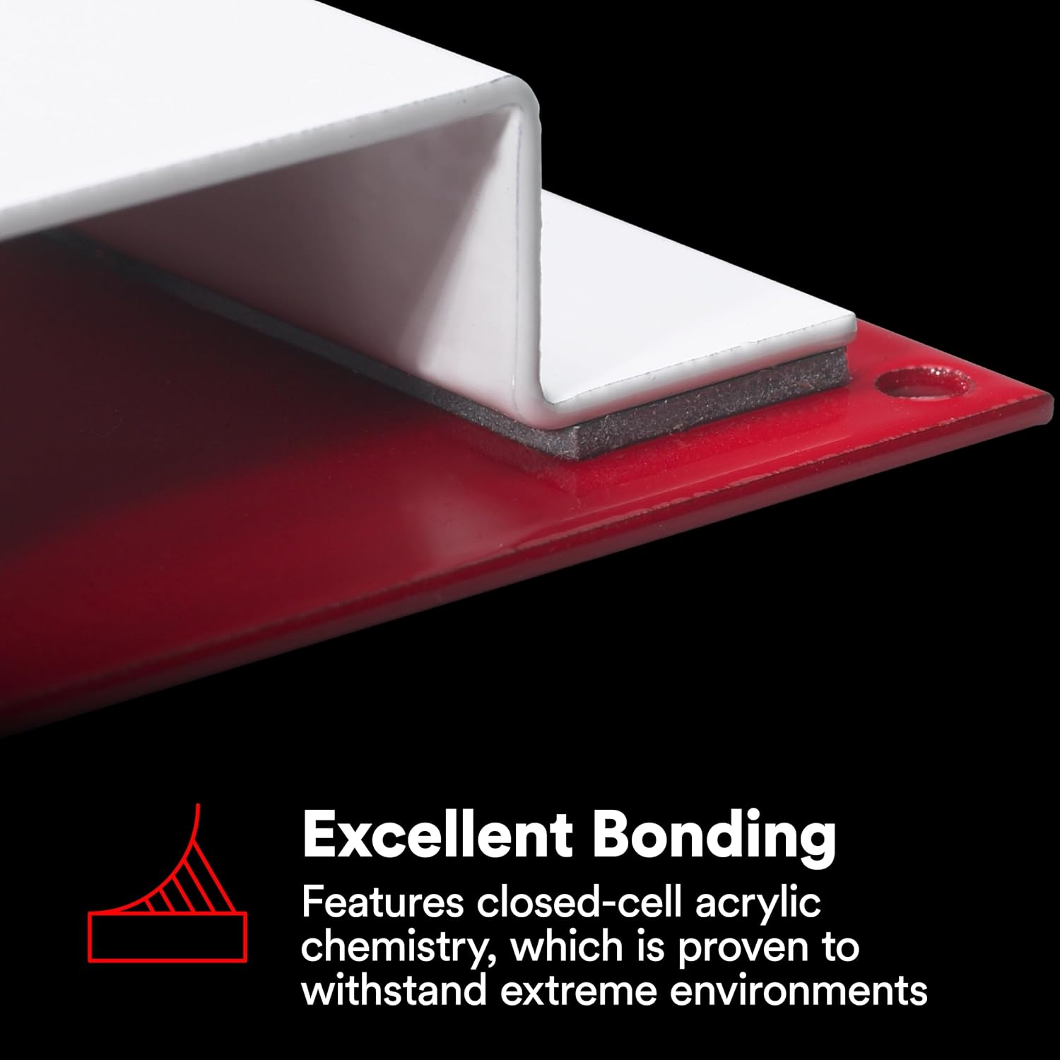 3M VHB Tape 4991, Gray, 1/2 in x 36 yd, 90 Mil