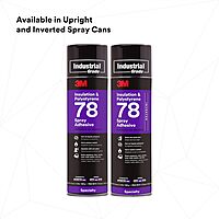 3M 78 Polystyrene Foam Insulation Spray Adhesive, Translucent 17.9 Oz. Aerosol Can
