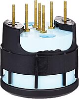 Faria - 3003.3415 32851 Euro Multifunction Fuel Level/Oil PSI (80 PSI)/Water Temp (100-250°F)/Voltmeter (10-16 VDC) - 4"