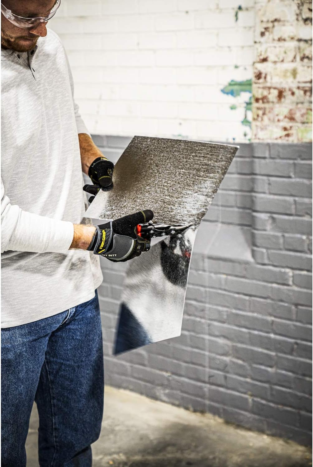 Crescent Wiss 9-3/4" MetalMaster Compound Action Straight and Left Aviation Snips - M1R 1 Count (Pack of 1)