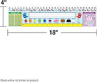 CARSON DELLOSA EDUCATION Traditional Manuscript Desk Name Plates