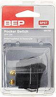 BEP 10A, 20A & 25A Rocker Switches - Marine Snap-In Panel Mount