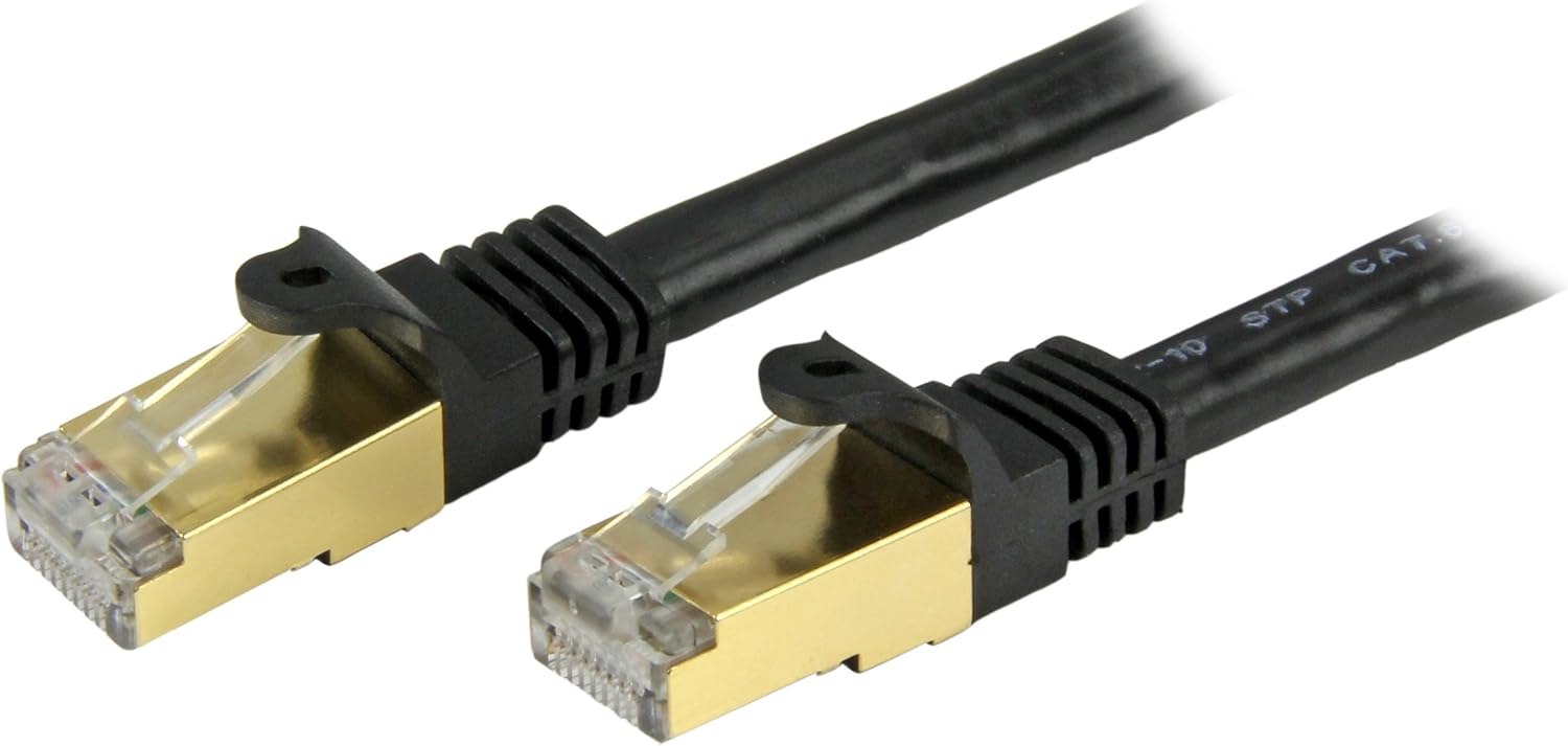 StarTech.com CAT6a Shielded Snagless RJ45 10 Gigabit Ethernet Patch Cable