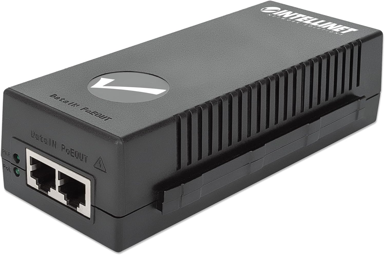 Intellinet 2.5G PoE+ Injector – 2.5Gbps & 30W Power Over Ethernet Output, Supports Distances Up to 328ft
