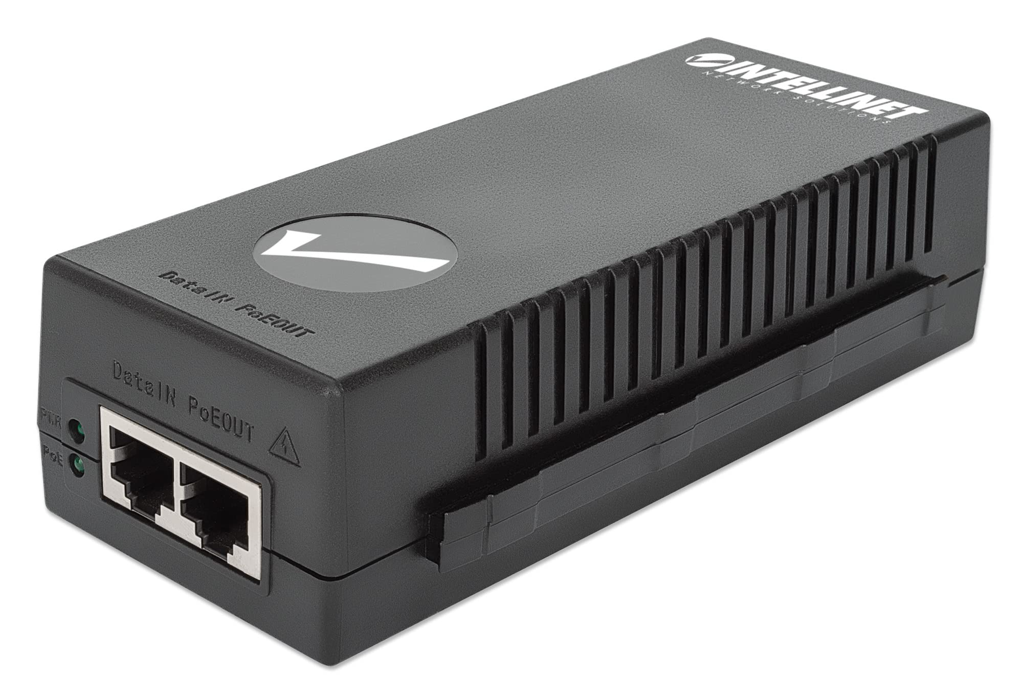 Intellinet 2.5G PoE+ Injector – 2.5Gbps & 30W Power Over Ethernet Output, Supports Distances Up to 328ft