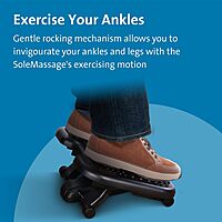 Kensington Sole Massager Exercising Footrest - Tilt - Gray