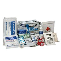 First Aid Only 90755 ANSI A 2015 and OSHA Compliant First Aid Kit, 10-Person Emergency First Aid Kit for Business, Home, Car