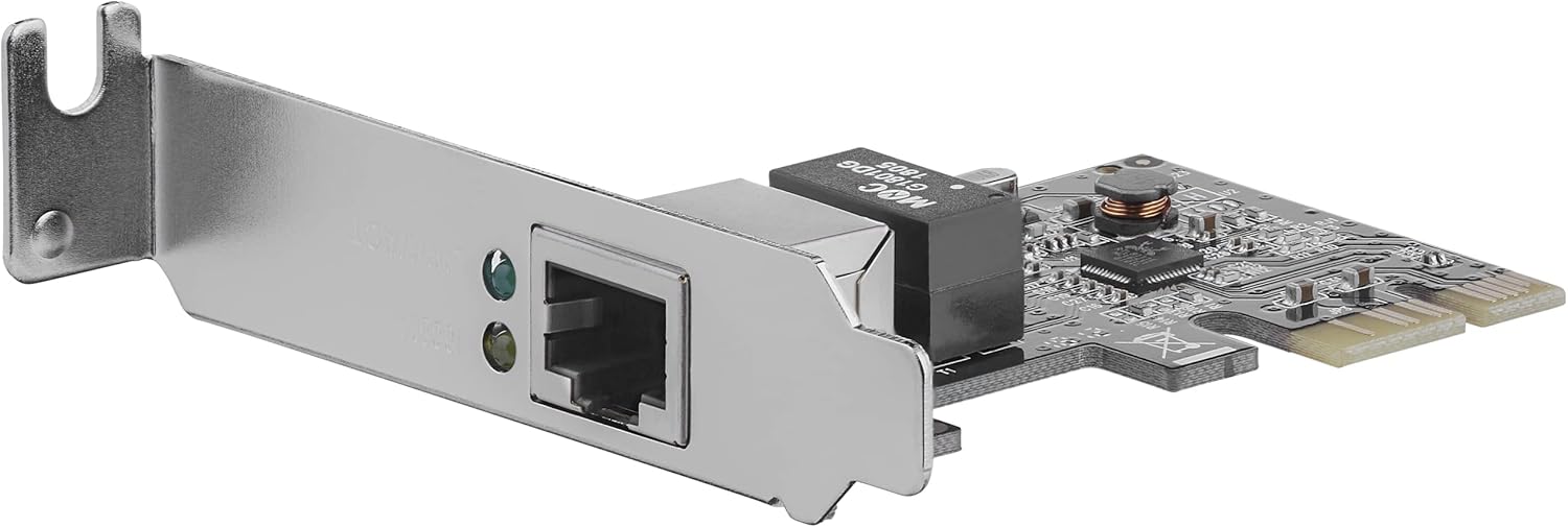 StarTech.com 1 Port PCIe Network Card - Low Profile - RJ45 Port - Realtek RTL8111H Chipset - Ethernet Network Card