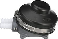 GP4618 Babyfoot Manual Freshwater Galley Pump, Connects to ½-Inch Flexible Hose, 2.2 GPM Max Flow Rate Black