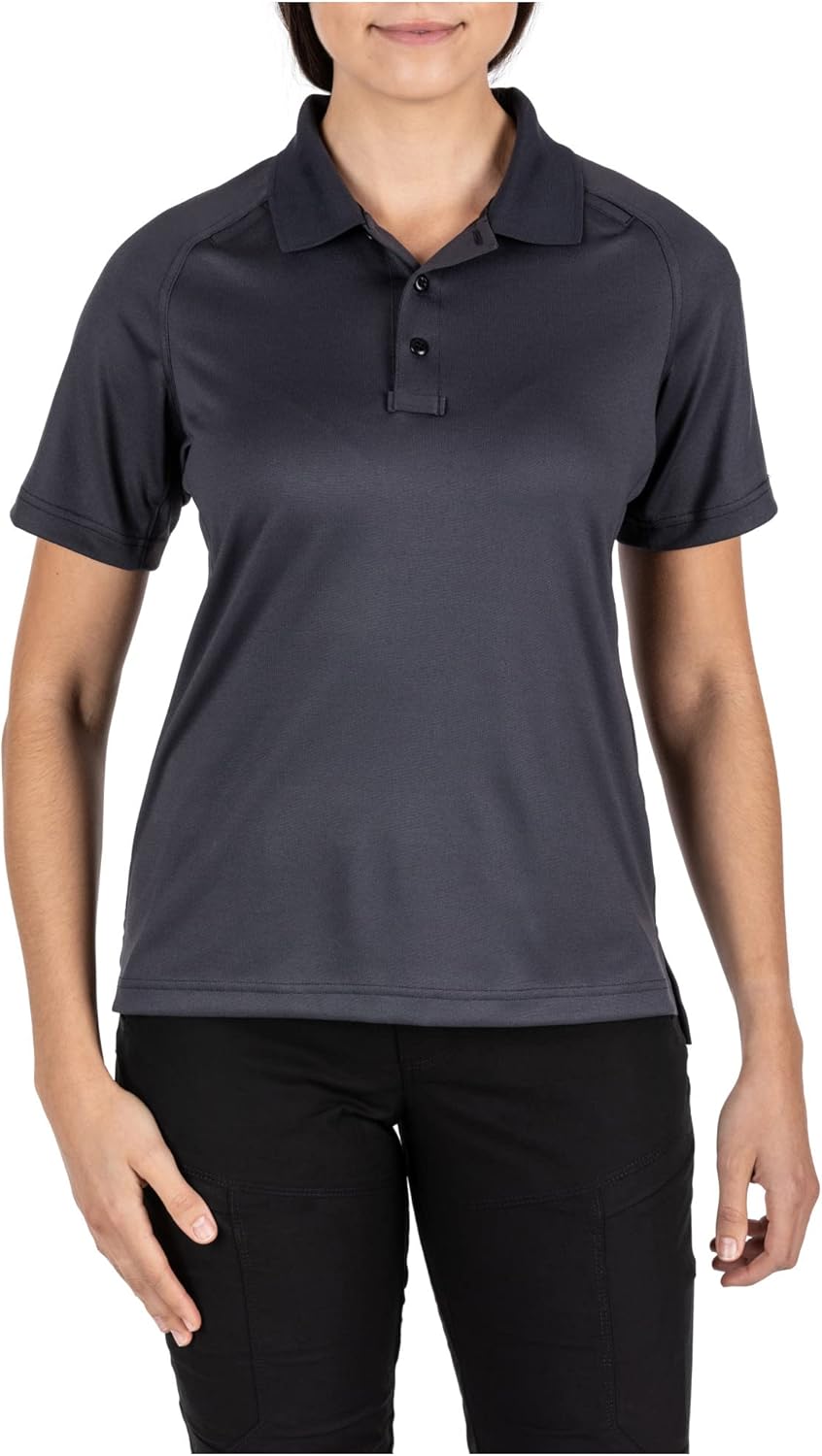 5.11 Tactical Women's Polyester Fabric Performance Short Sleeves Polo Shirt, Style 61165