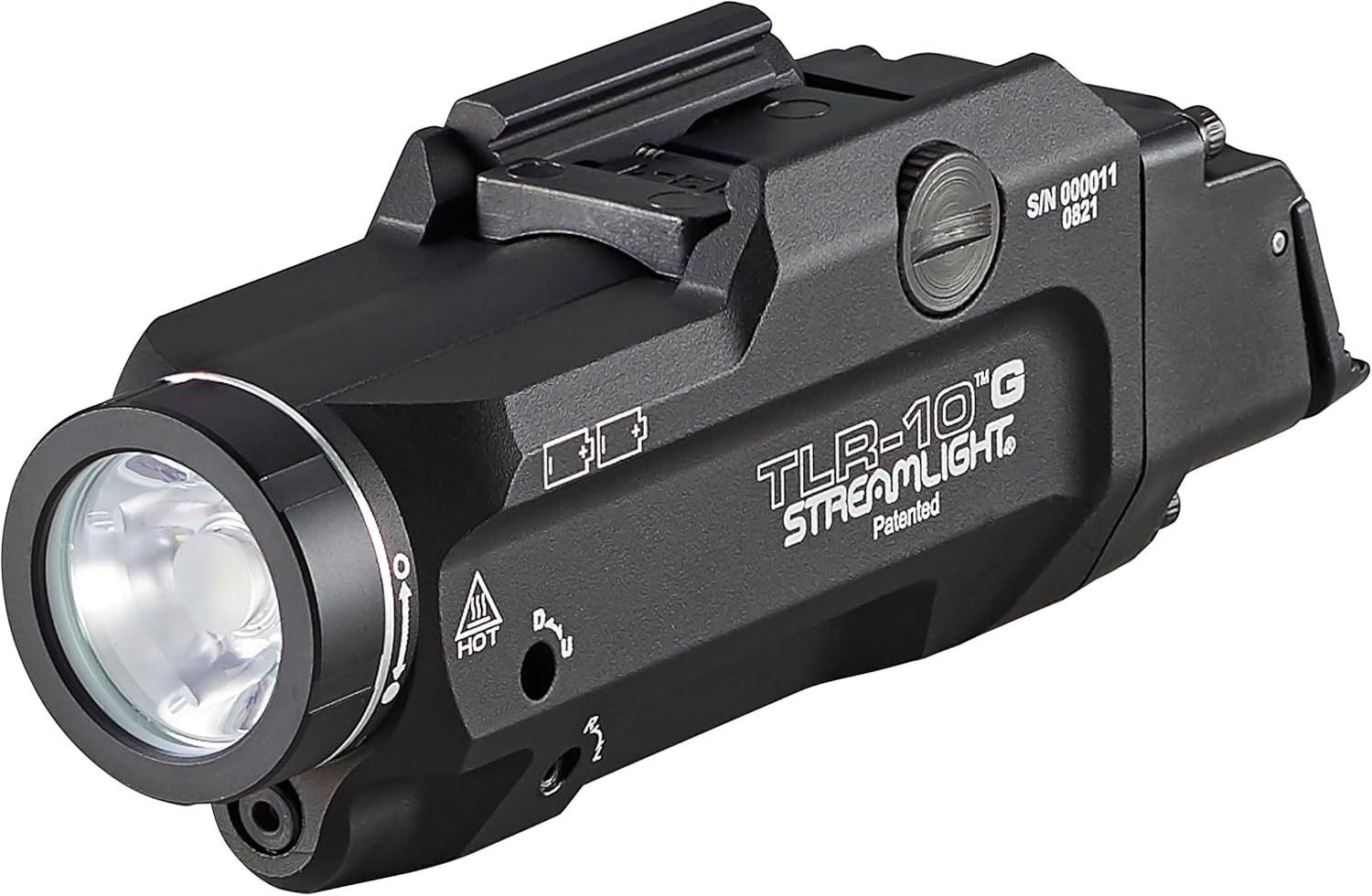 Streamlight 69473 TLR-10 G Flex 1000-Lumen Rail-Mounted Tactical Weapon Light with Integrated Green Aiming Laser