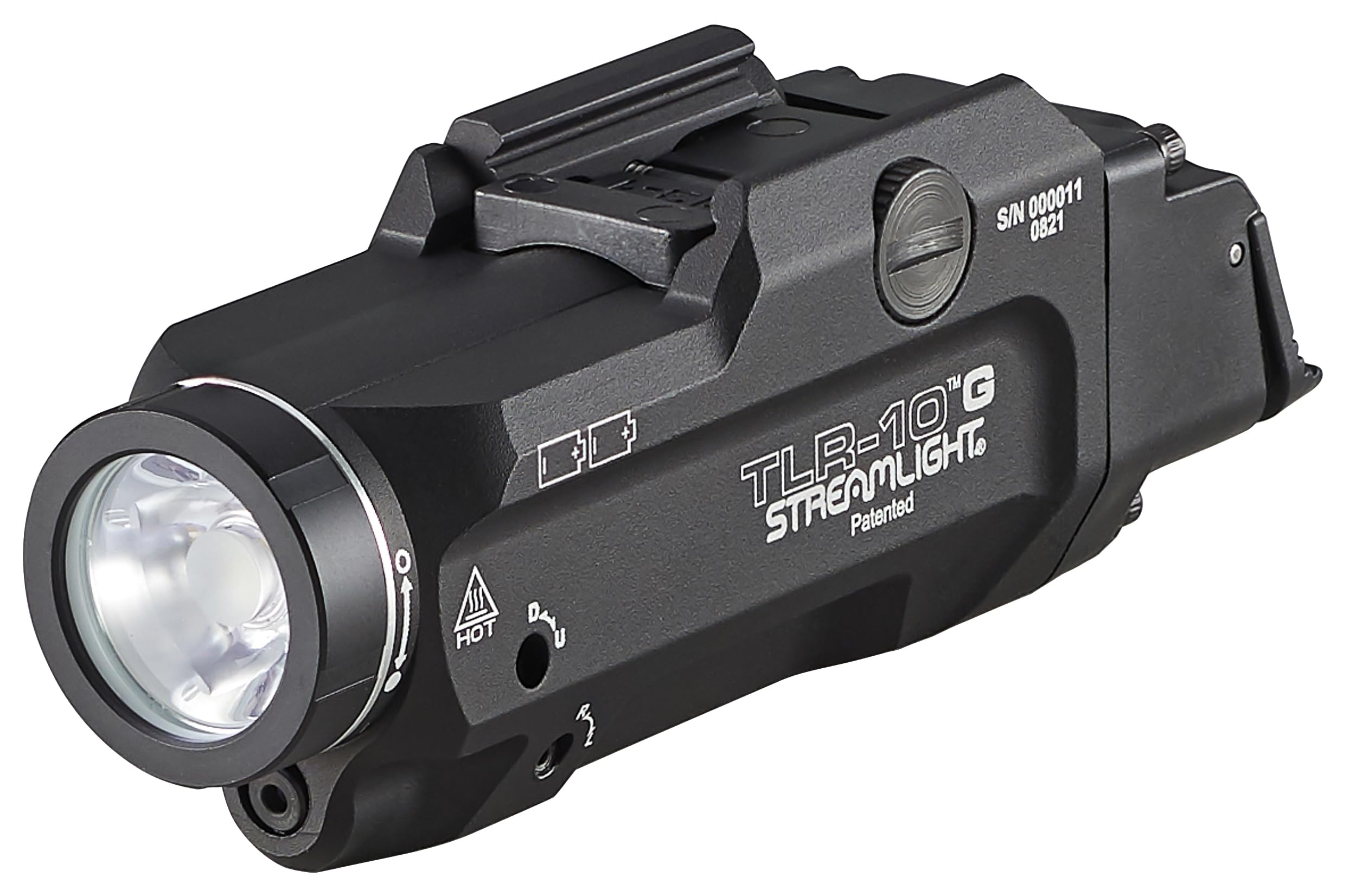 Streamlight 69473 TLR-10 G Flex 1000-Lumen Rail-Mounted Tactical Weapon Light with Integrated Green Aiming Laser