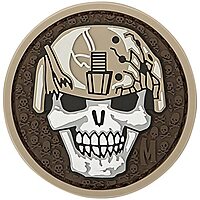 MAXPEDITION Soldier Skull PVC Morale Patch