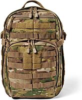 5.11 Tactical Backpack, RUSH 12 2.0 Military Survival Molle Back Pack with Laptop Compartment, Small, 24L, Multicam, Style 56562ABR