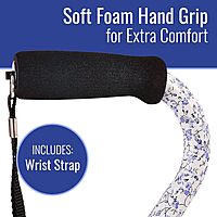 DMI Adjustable Designer Cane with Offset Handle