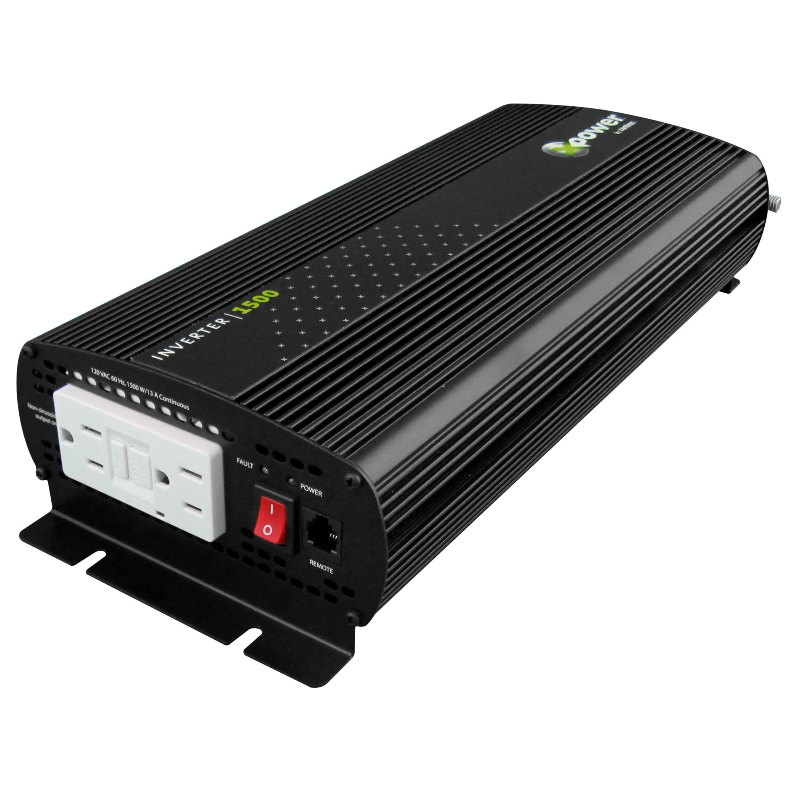 Xantrex 813-1500-UL XPower 1500 Power Inverter GFCI & Remote ON/OFF