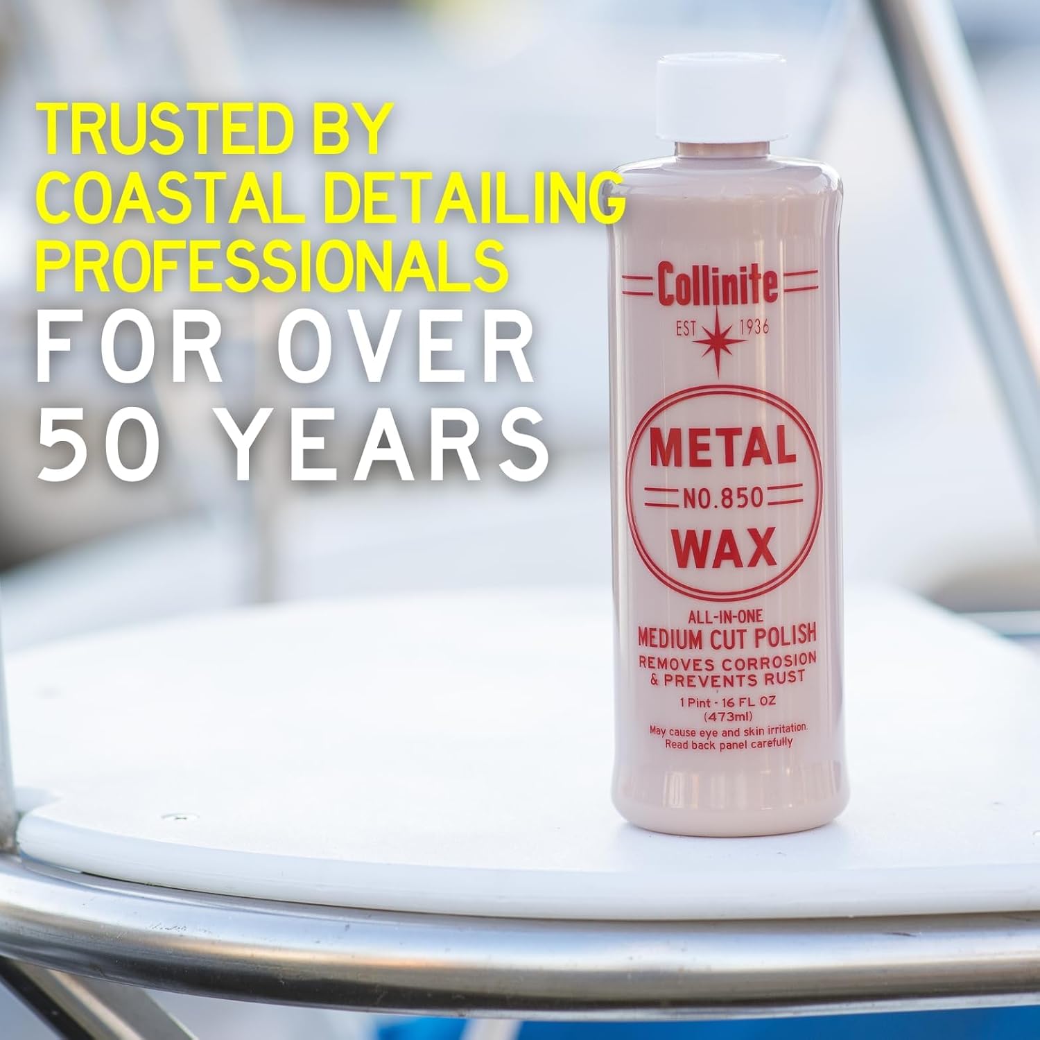 Collinite 850 Metal Wax & Polish Removes Rust & Prevents Oxidation in One Step