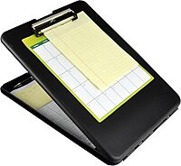 SAUNDERS SlimMate Letter-Size Plastic Storage Clipboard with Low-Profile Clip