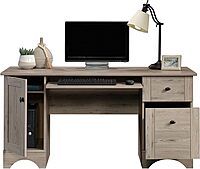 Sauder Select 60inW Double-Pedestal Computer Desk