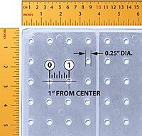 Azar Displays 4-Sided Revolving Pegboard Countertop Display 14 x 14 x 20