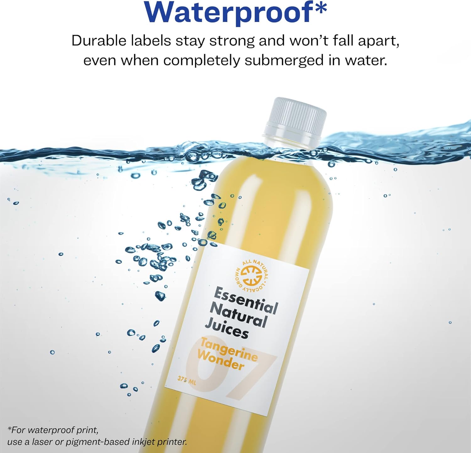 Avery Durable Waterproof Rectangle Labels, Sure Feed Technology, 4.75" x 3.75"