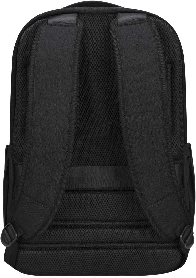 Targus 15.6" Cypress Hero Backpack with EcoSmart, Black - Eco-Friendly Laptop Backpack Designed for Business Travelers, Work
