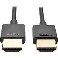 TRIPP LITE Slim High-Speed HDMI Cable with Ethernet and Digital Video with Audio, UHD 4K x 2K (M/M)