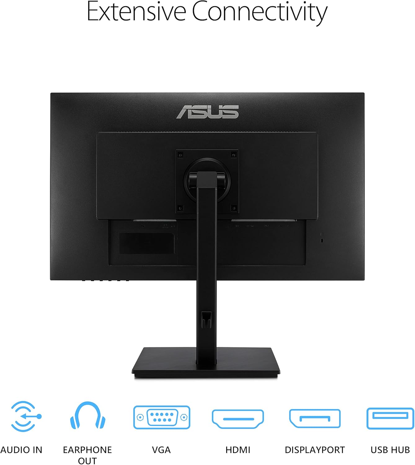 ASUS 23.8”1080P Monitor(VA24DQSB)-Full HD,IPS,75Hz,Speakers Adaptive-Sync Low Blue Light Flicker Free VESA Mountable
