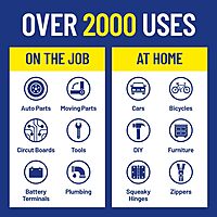 WD-40 Multi-Use Product Featuring an 8-inch Flexible Straw EZ-Reach to Help You Get to Hard to Reach Spaces to Save Time on Jobs, for Lubricating, Penetrating & Preventing Rust, 14.4 oz Spray Can