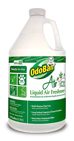 OdoBan Professional Series Ready-to-Use Air Spring Fresh Liquid Air Freshener, Spring Fresh Scent, 1 Gallon