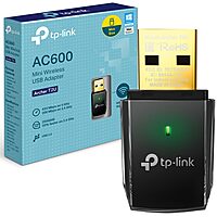 TP-Link Archer T2U 11AC USB WiFi Adapter - Dual Band 2.4G/5G AC600 Wireless Network Card, WiFi Dongle, Mini size