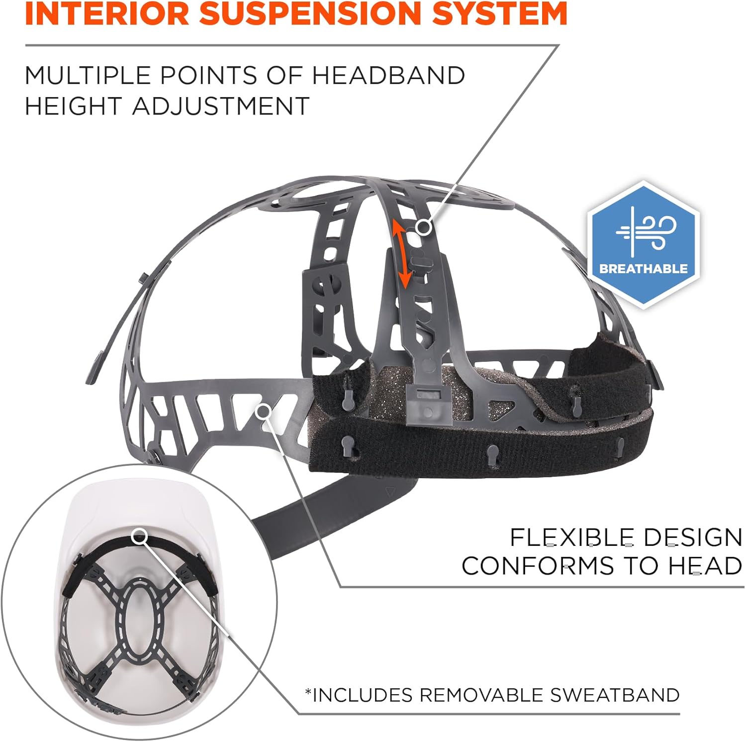 ERGODYNE Skullerz 8952 Hard Shell Bump Cap with Suspension