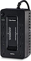 CyberPower ST425 Standby UPS Systems - 425VA/260W, 120 VAC, NEMA 5-15P, Compact, 8 Outlets, $75000 CEG, 3YR Warranty