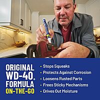 WD-40 Original Formula- Precision Pen On-The-Go, Lubrication with Pin-Point Precision, Controlled Flow. Portable