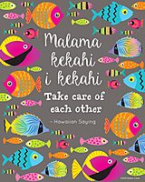 BARKER CREEK Art Prints, Take Care of Each Other, Set of 4 Art Prints from Barker CREEK's Kai Ola Collection